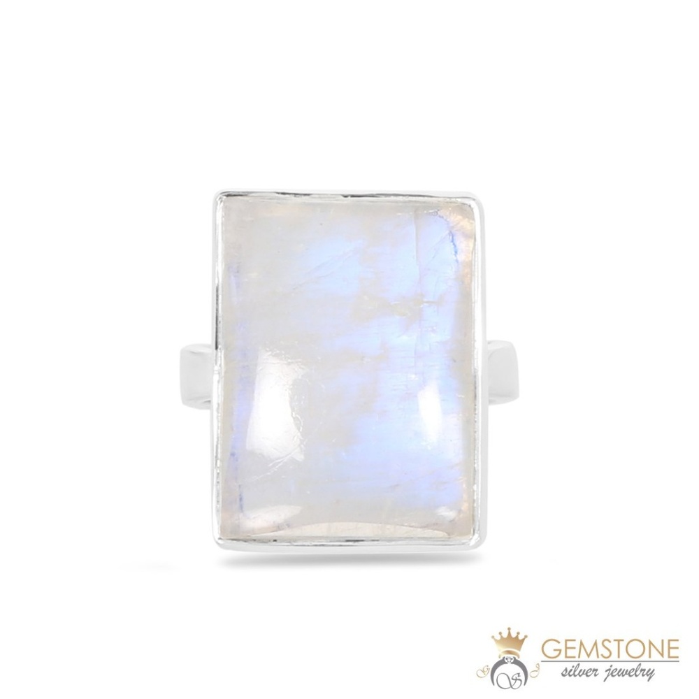 Moonstone Ring - Squared Instinct